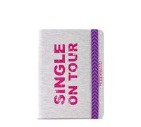 PURO HPUNIBOOK7JERSEY2 7" avec rabat Gris/Rose Housse pour Tablette-Housse Folio pour tablettes ( Gris rose Universal sac main résistant à la poussière résistant aux rayures aux chocs résiste aux éclaboussure)