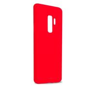 Puro ICON Coque Silicone Rigide Rouge pour Samsung Galaxy S9+