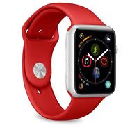 Puro Icon - Kit de sangles pour montre intelligente - rouge - pour Apple Watch Hermès Series 9, SE 3, Series 10, Series 11, Series 9, Ultra 2, Ultra 3