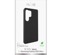 Puro Icon Mag Housse En Silicone Avec Magsafe Pour Samsung Galaxy S25 Ultra - Noir