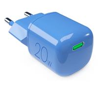 PURO PUFCMTCUSBC20WGBLUE chargeur d'appareils mobiles Smartphone, Tablette Bleu Secteur Charge rapide Intérieure