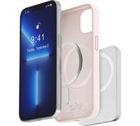 PURO PUROCOQICMAGPKIP14PM - Coque Silicon Icon Magnétique IP14 Pro Max Rose