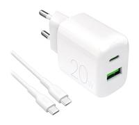 PURO PUTCUSBAC20WDYKCCWHI chargeur d'appareils mobiles Universel Blanc Secteur Intérieure