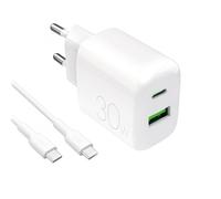 PURO PUTCUSBAC30WDYKCCWHI Chargeur Réseau Pro Lite 30W USB A USB C