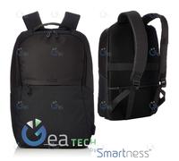 Puro Sac à Dos en Nylon Bynight COMPATIBILE PC et Macbook Dossier Rembourré