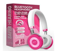 Puro Sound Labs JuniorJam+ Casque Bluetooth régulable Limitation de volume Autonomie 22h Rose