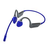 Puro Sound Labs PuroFlex Casque à conduction osseuse pour enfants - Bluetooth 5.3 sans fil, volume limité avec micro intégré, idéal pour l'école, la course et le sport, étanche IPX5 pour enfants, bleu
