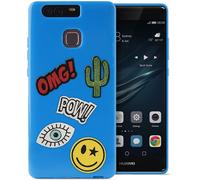Puro TPU Coque Patch-Mania + 5 Autocollants pour Huawei P9