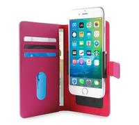 Puro Universel Slim Wallet Booklet Flip-Case Protection Housse Cover 360° Pink L