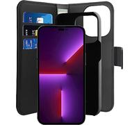 PURO Wallet Detachable Etui 2w1 iPhone 14 Pro (Czarny)