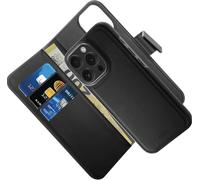 PURO Wallet Detachable Étui pour téléphone portable 16 cm (6,3") Étui porte-monnaie Noir