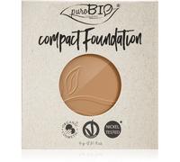 Purobio Cosmetics Compact Foundation Fond De Teint Compact Poudré - Recharge Spf 10 Teinte 04 9 G