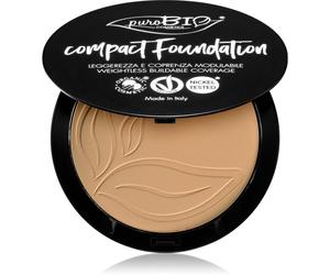 puroBIO Cosmetics Compact Foundation fond de teint compact poudré SPF 10 teinte 03 9 g