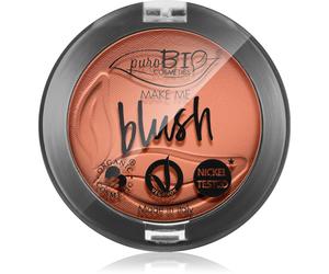 puroBIO Cosmetics Long-lasting Blush blush longue tenue teinte 02 Matte Coral Pink 5,2 g