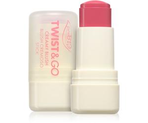 puroBIO Cosmetics Twist&Go blush crème en stick teinte 04 Strawberry 5 g