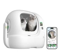 PUROBOT MAX PRO 2 Litiere Chat Autonettoyante, Bac Litière Autonettoyante Nouvelle Amélioré avec Caméra, Entrée plus Grande,Wi-FI