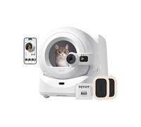 PETKIT P9903 bac à litière pour chiens et chats Chat Bac à litière autonettoyant Blanc