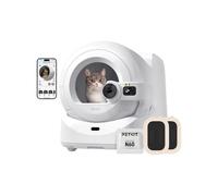 Purobot Ultra Robot litière connectée automatique pour chat avec caméra et IA
