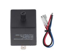 Purokise 12v 3 Pin Adjustable LED Flashing Relay Turn Signal Flasher Automotive Lighting Accessory Compatible with Cars and Motorcycles