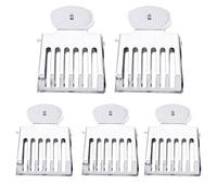 Purokise Clip Attrape-Abeilles Queen Bee, Outil de Capture de Cage, équipement apicole en Acier Inoxydable pour apiculteurs Professionnels 1,97 x 0,71 x 2,76 Pouces (5 PIÈCES)