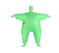 Purokise Costume Gonflable Complet du Corps, Costume de Combinaison Gonflable pour Fête d'Halloween, Costume de Combinaison Gonflable pour Fêtes d'Halloween, Événements Sportifs (Vert)