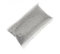 Purokise Jewelers Polishing Beads Stainless Steel Multifunctional Round Jewelry Polishing Beads for Burr Removal Tumbling Media (2mm)