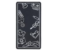 Purokise Porte-téléphone en Avion Folden, Support de téléphone Flexible, Pliable, idéal Portable pour Les Bureaux, Lits, Bureaux, Tapis roulants, Gadgets d'avion de Voyage pour Les Longs (Noir)