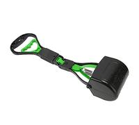 Purokise Scooper de Merde pour Animaux de Compagnie, Outil de ramassage de déchets de Chien en Plastique portatif Pliable et Durable à Long Manche Polyvalent pour Une Utilisation en (Verte)