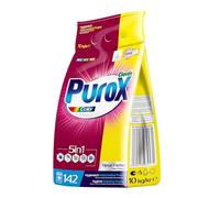 PUROX Color Lessive Poudre - 10 kg 142 Lavages Textiles Colorés