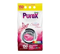 PUROX Color Lessive Poudre Fleurs - 10,5 kg 150 Lavages Anti-Taches