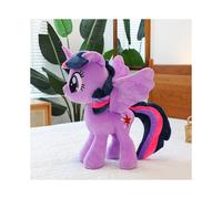 (Purple,90cm)Peluche poupée Snuggly My Little Pony charmant cheval figurine pour chambre d'enfant décoration
