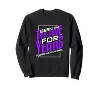 Purple Been In This Game for Years Purple Graphic Sweatshirt