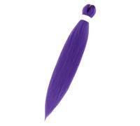 Purple Braiding Hair Long Pre Stretched Synthetic Purple Hair Extensions For Prestretched Braidings Hairs P-urple Christmas Costume Cosplay Stage