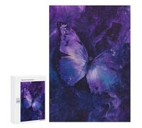 Purple Butterfly Art Print-2 Puzzle 1000 Pièces Educa Jouet en Bois Cadeau Unique Décoration Intérieure Jeu Éducatif Challenge Toy Adultes Et Enfants À Partir De 14 Ans 300 PCS