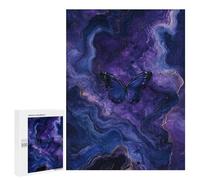 Purple Butterfly Art Print Puzzle 500 Pièces Educa Jouet en Bois Cadeau Unique Décoration Intérieure Jeu Éducatif Challenge Toy Adultes Et Enfants À Partir De 14 Ans 500 PCS