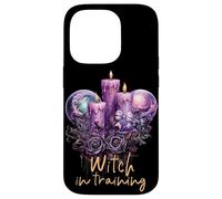 Purple Candles Bougies Magiques Sorts Magiques Gothiques Sorcières en Formation Coque pour iPhone 14 Pro