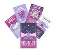 PURPLE CANYON Cartes de gratitude pour homme et femme | Cartes d'affirmations positives pour réflexion quotidienne et gratitude | Cartes de pleine conscience pour soins personnels | Beau jeu de 52