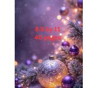 Purple Christmas Scrapbook Paper: 40 Double Sided 8.5x11 inch Craft Paper For Card Making,Decorative Scrapbooking Paper, Junk Journal, Origami & DIY Projects