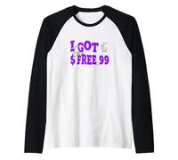 Purple Color Got It Free Purple Graphic Manche Raglan