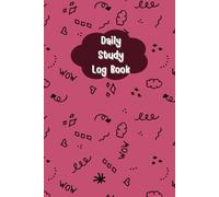 Purple Cover of Daily Study Log Book: For Planning daily study goals and to do list, Consisting of Undated calendar and Lined papers for note, 120 pages, Size 6"x 9".