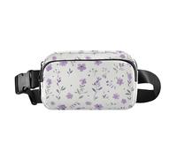 Purple Crush Sac banane tendance pour homme et femme Petit sac à bandoulière avec sangle réglable pour voyage, vacances, course à pied, Purple Crush, 1 size
