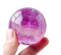 Purple Crystal Ball | Amethyst Sphere Balls | Lucky Feng Shui Consecrated Gift Photography Polished for Home Decoration,60~65mm