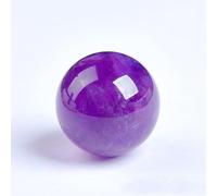 Purple Crystal Balls Amethyst Decorative Ball for Home Decoration Sphere with Stand Fengshui Divination Ornaments for Women Gift,28~30mm Gemstone Stone