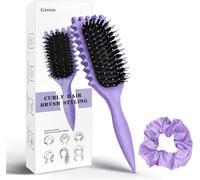 Purple Curl Hair Brush,Curly Definition Brush,1 Stück Curly Hair Brush for Women and Men