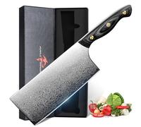 Purple Dragon couteau cuisine japonais Damas, chef couteau 67 couches acier, noyau VG-10, Full Tang tranchant manche bois