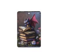 Purple Dragon Fantasy Lot de 4 désodorisants pour voiture - Cartes parfumées à suspendre - Pour tablettes d'aromathérapie de voiture