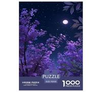 Purple Fleur forêt Puzzle 1000 Pièces Educa Jouet Divertissement Créatif De l'art De La Décoration intéressant Jeu Éduchatif Challenge Toy Adultes Et Enfants À Partir De 14 Ans 70x50cm/1000pc