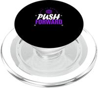 Purple Forward We Go Purple Graphic PopSockets PopGrip pour MagSafe