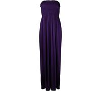 Purple Hanger - Robe Longue Bustier Sans Manche Longue Bandeau Jersey Elastique Été - EU 40/42, Violet