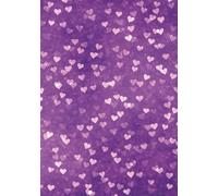 Purple Hearts Notebook